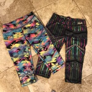 Fila workout capris
